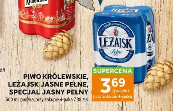 Piwo Królewskie puszka