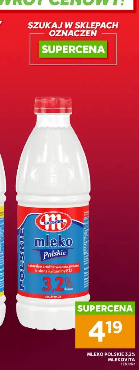 Mleko Polskie 3,2% Mlekovita
