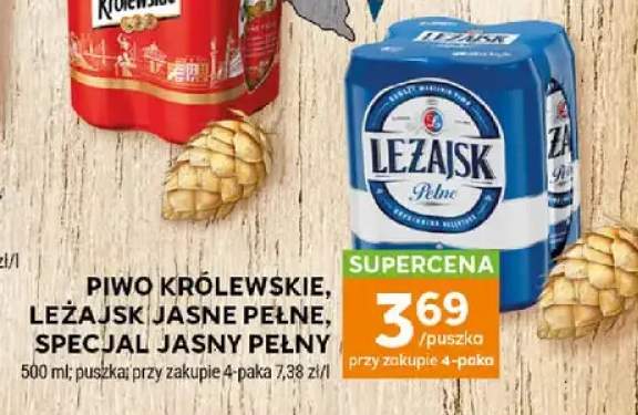 Piwo Leżajsk Jasne Pełne puszka