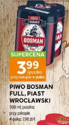Piwo Piast Wrocławski puszka