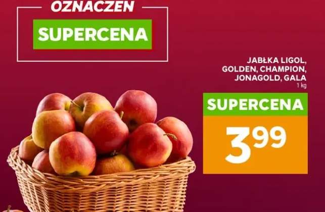 Jabłka Golden