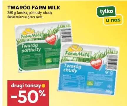 Twaróg chudy Farm Milk w kostce