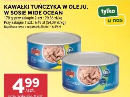 Kawałki tuńczyka w sosie Wide Ocean