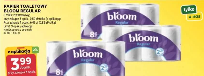Papier toaletowy Bloom Regular 2-warstwowy