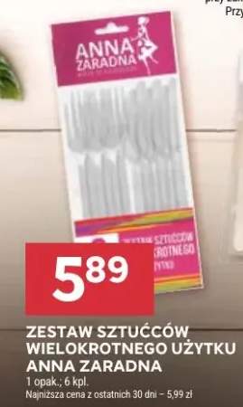 Zestaw sztućców wielokrotnego użytku Anna Zaradna