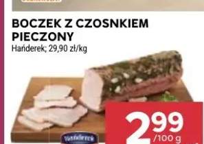 Boczek z Czosnkiem Pieczony Hańderek