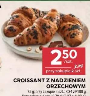 Croissant z Nadzieniem Orzechowym