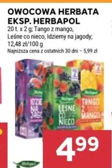 Owocowa herbata ekspresowa Idziemy na jagody Herbapol