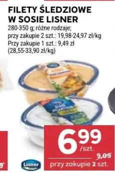 Filety śledziowe w sosie Lisner