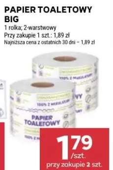 Papier toaletowy Big 2-warstwowy