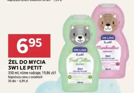 Żel do mycia 3w1 Le Petit Fruit Jellies On Line