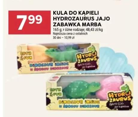 Kula do kąpieli Hydrozaurus Jajo Zabawka Marba