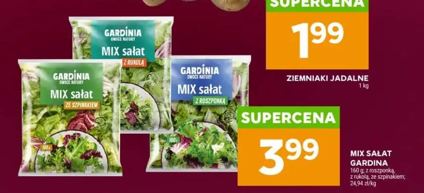 Mix sałat Gardinia ze szpinakiem