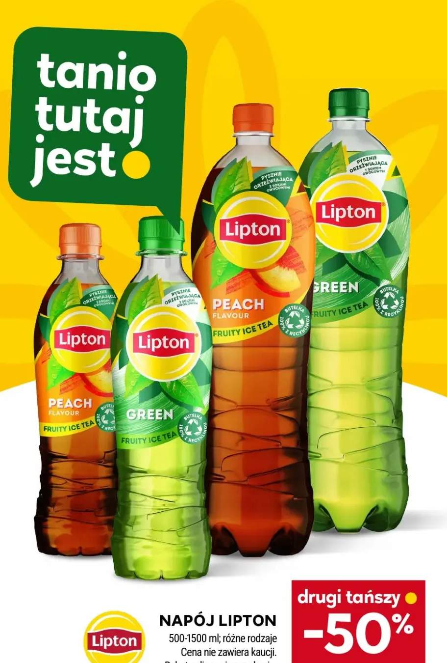 Napój Lipton Fruity Ice Tea Peach