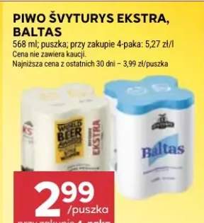 Piwo Švyturys Ekstra Baltas