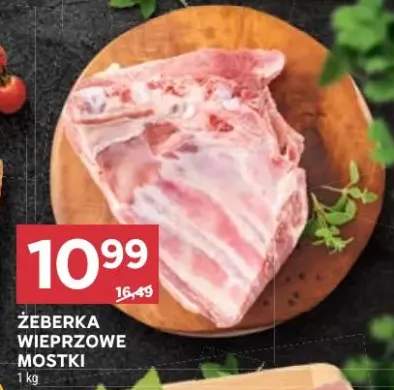 Żeberka wieprzowe mostki