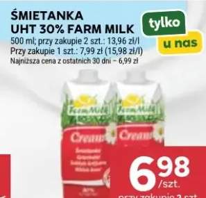 Śmietanka UHT 30% Farm Milk