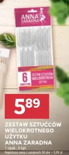 Zestaw sztućców wielokrotnego użytku Anna Zaradna