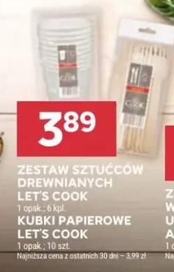 Zestaw sztućców drewnianych Let's Cook