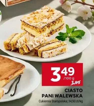 Ciasto Pani Walewska Cukiernia Staropolska