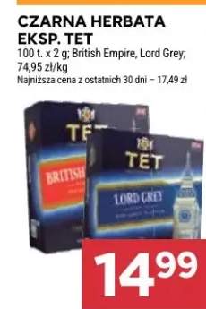 Czarna herbata ekspresowa TET Lord Grey