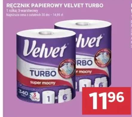 Ręcznik papierowy Velvet Turbo 3-warstwowy
