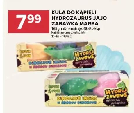 Kula do kąpieli Hydrozaurus Jajo Zabawka Marba