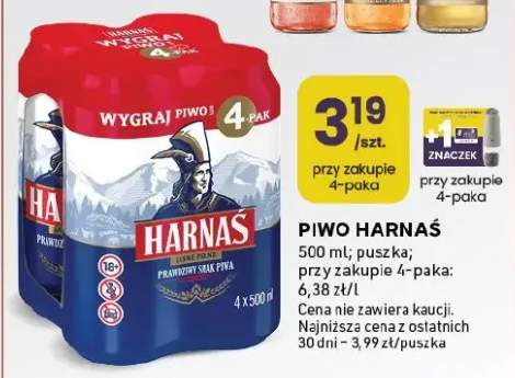 Piwo Harnaś puszka