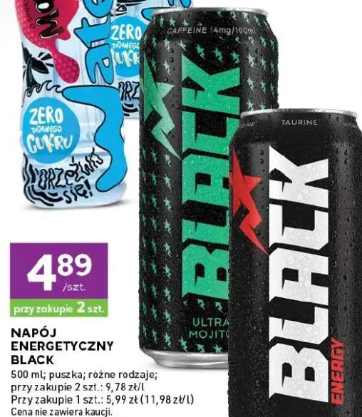 Napój energetyczny Black