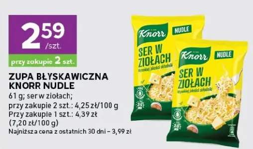 Zupa błyskawiczna Knorr Nudle ser w ziołach
