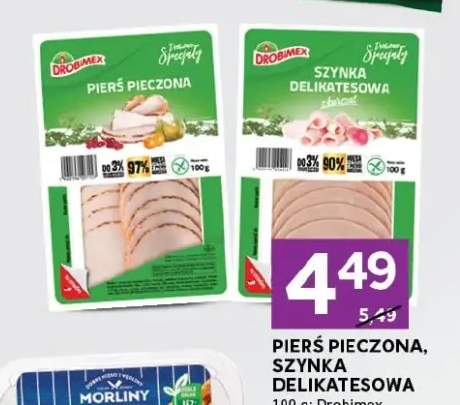 Szynka delikatesowa z boczkiem Drobimex