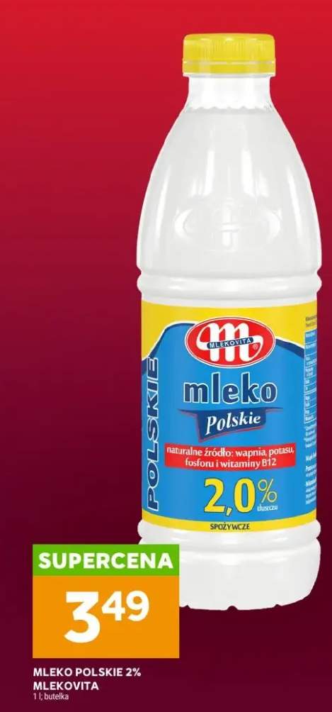 Mleko Polskie 2% Mlekovita