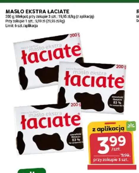 Masło ekstra Łaciate