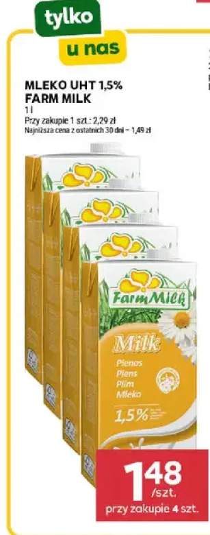 Mleko UHT 1,5% Farm Milk