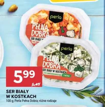Ser biały w kostkach Perla Pełna Dobra