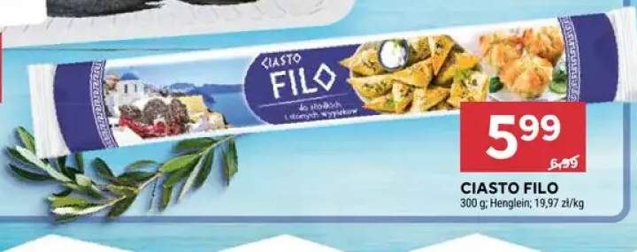 Ciasto filo Henglein
