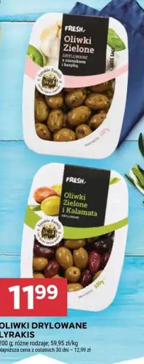 Oliwki zielone i Kalamata drylowane Lyrakis