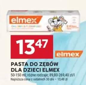 Pasta do zębów dla dzieci ELMEX 0-6 lat
