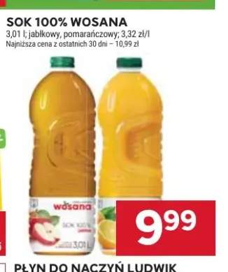 Sok 100% pomarańczowy Wosana