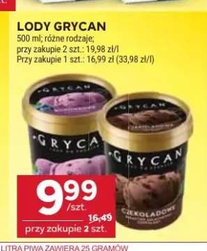 Lody Grycan czekoladowe
