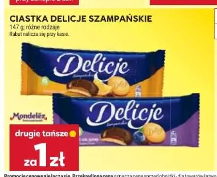 Ciastka Delicje Szampańskie pomarańczowe
