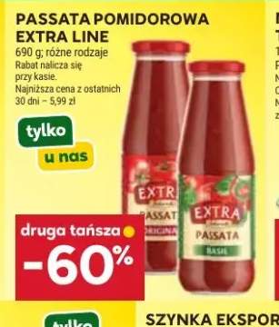 Passata pomidorowa Extra Line Basil