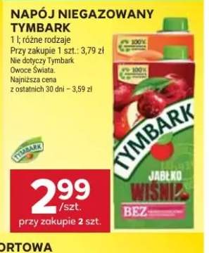 Napój niegazowany Tymbark Jabłko Wiśnia