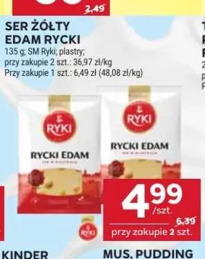 Ser żółty Edam Rycki plastry