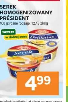 Serek homogenizowany Président truskawkowy