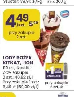 Lody rożek Lion