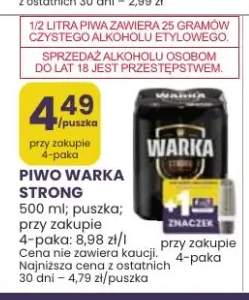 Piwo Warka Strong
