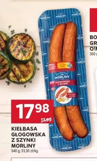 Kiełbasa głogowska z szynki Morliny