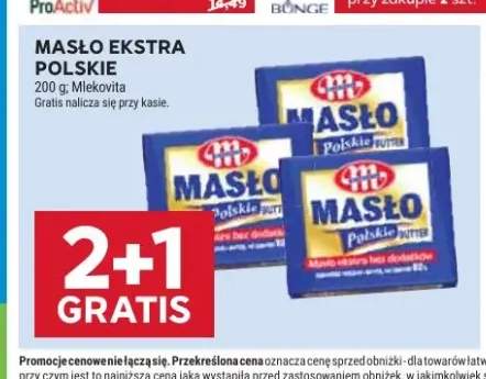 Masło ekstra Polskie Mlekovita