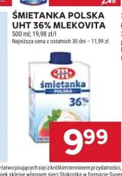 Śmietanka Polska UHT 36% Mlekovita